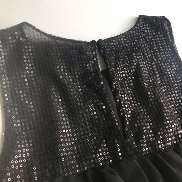 Forever 21 Black Ruffle/Sequenced Top - Picture 8 of 8